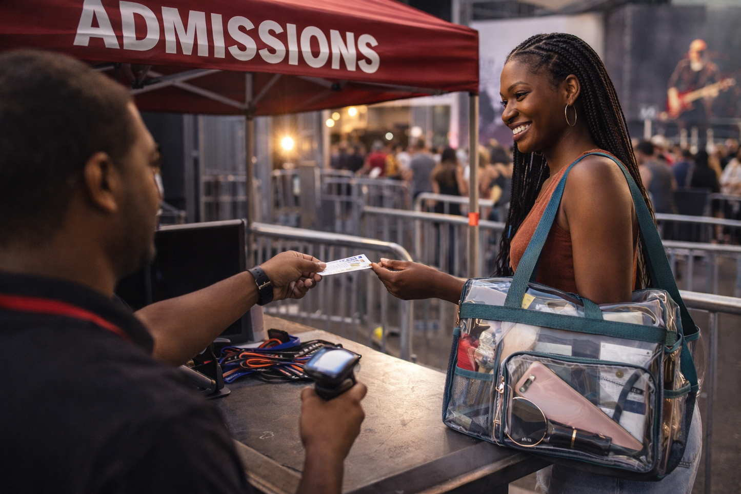 The Clear Pass™ Concert and stadium ready