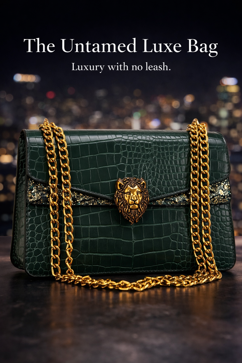 🦁 THE UNTAMED LUXE BAG
Luxury with no leash.