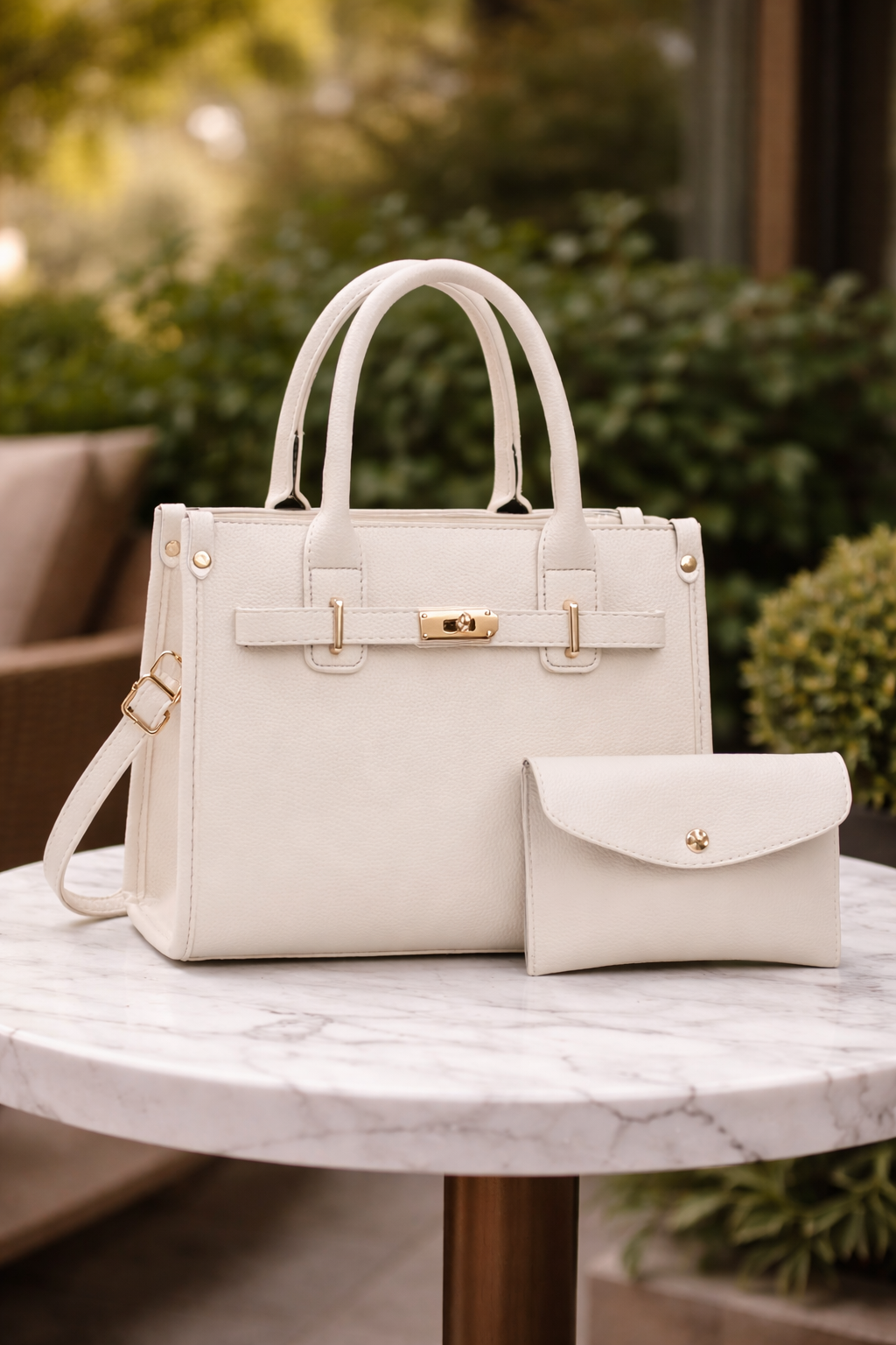 The Ivory Accord™ Tote Structured calm for women in motion.